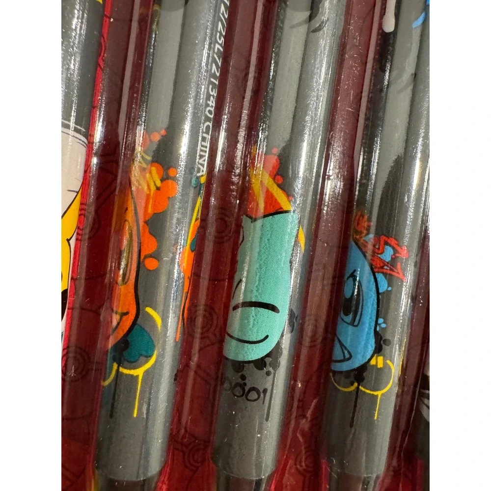 Pokemon‎ 5 Pack Graffiti Pen Set Kids One Size Grey Pikachu Charmander Bulbasaur